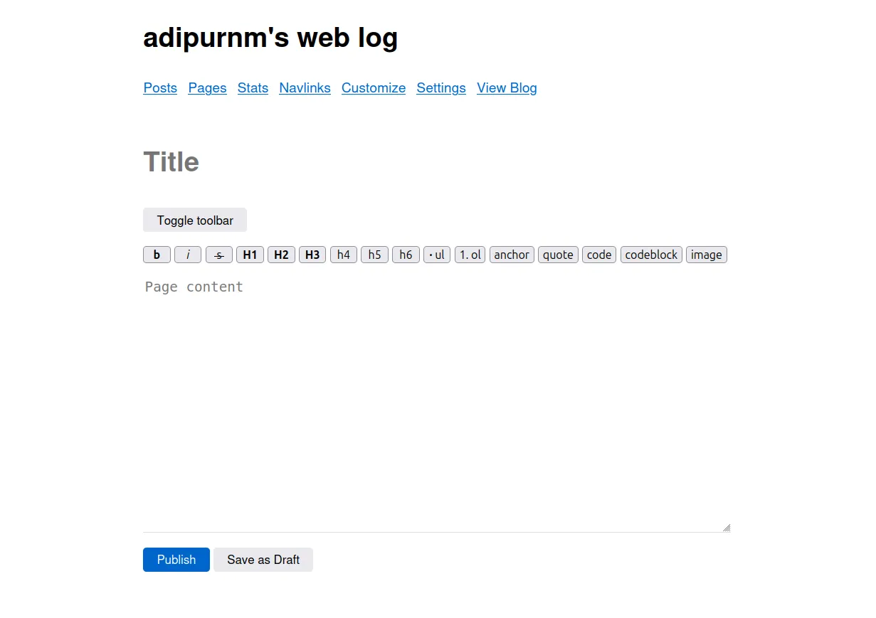 SimpleBlog: No-nonsense, self-hostable blogging platform.